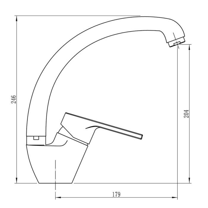 Смеситель GH 21.11.133 HARLEY (110425) изображение 7