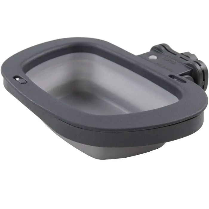 Посуда для собак Dexas Миска сложная с креплением на клетку 600 мл светло-серая (0084297309244)