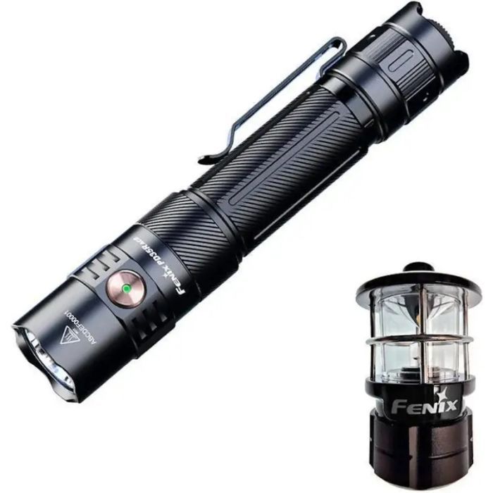 Фонарь Fenix PD35R ACE LED 2000 лм + наключний ліхтар CL01 (чорний) (PD35RACE-CL01B)