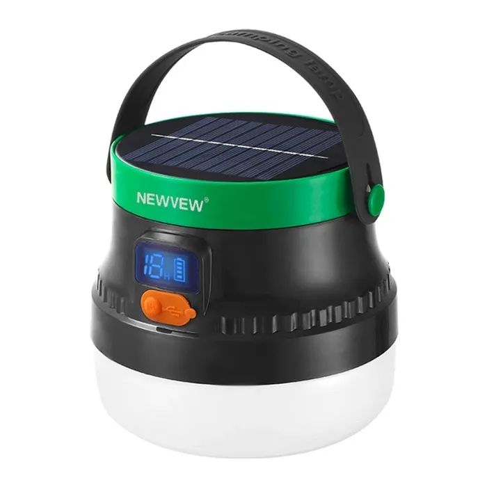 Ліхтар NEWVEW NV-E938 150W Solar Panel 7800mAh Green (NWVW-NV-E938-GN)