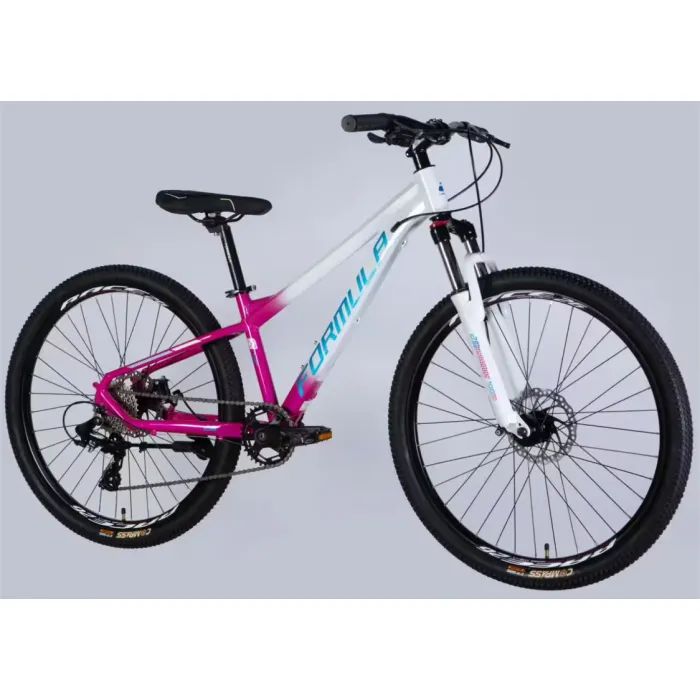 Велосипед Formula 26" F-1 DD рама-13" AL 2026 біло-рожевий (OPS-FR-26-818) зображення 2