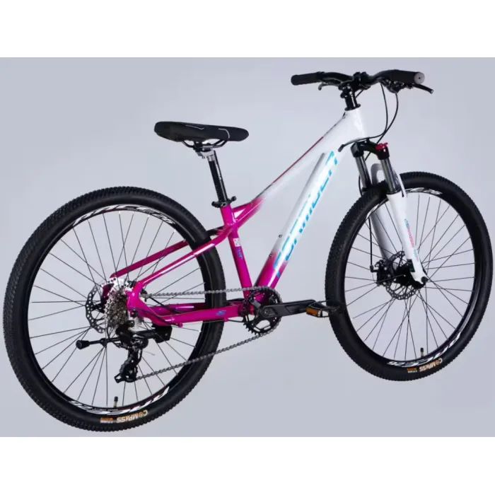 Велосипед Formula 26" F-1 DD рама-13" AL 2026 біло-рожевий (OPS-FR-26-818) зображення 3