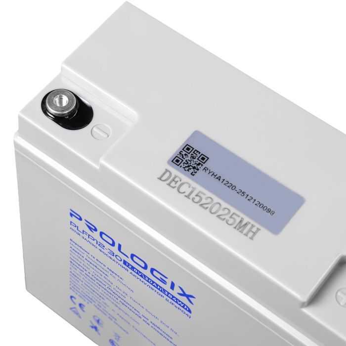 Батарея LiFePo4 Prologix 12.8V - 30Ah (PLFP12-30) изображение 2