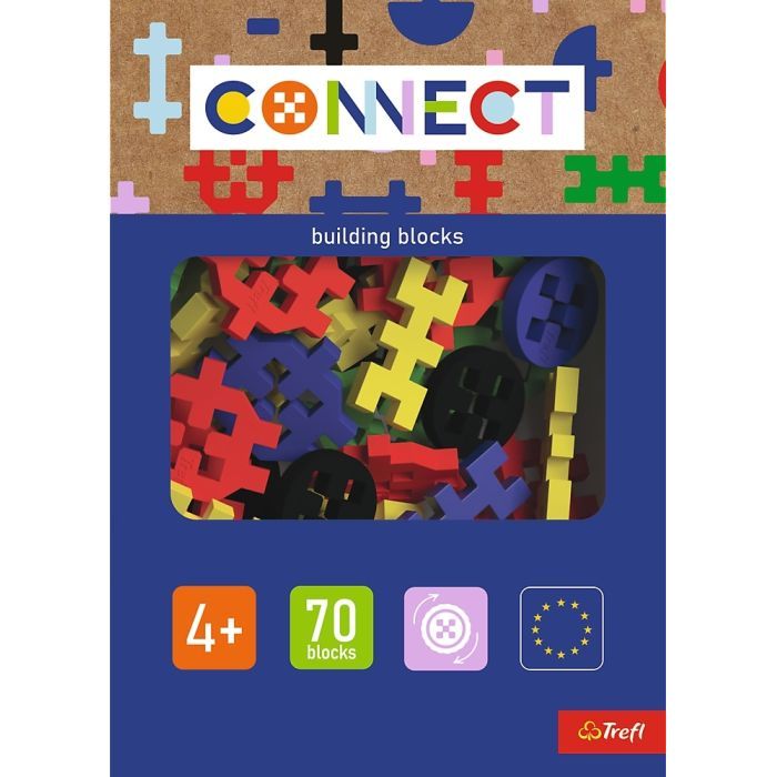 Конструктор Trefl Connect набор деталей конструктора, 70 деталей (boys) (5900511619874) изображение 2