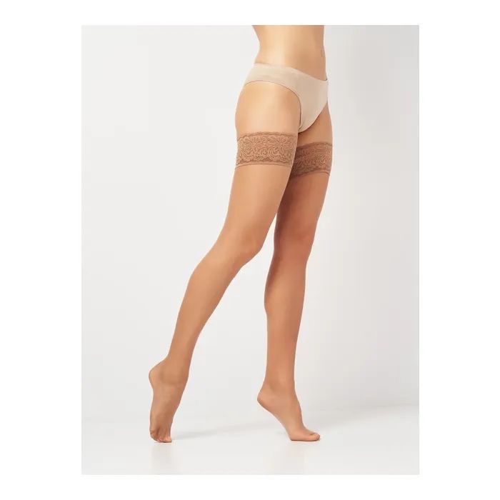 Чулки Corrente Stockings Romantico 20 Den Nero - 1/2 (2160202762576) изображение 2
