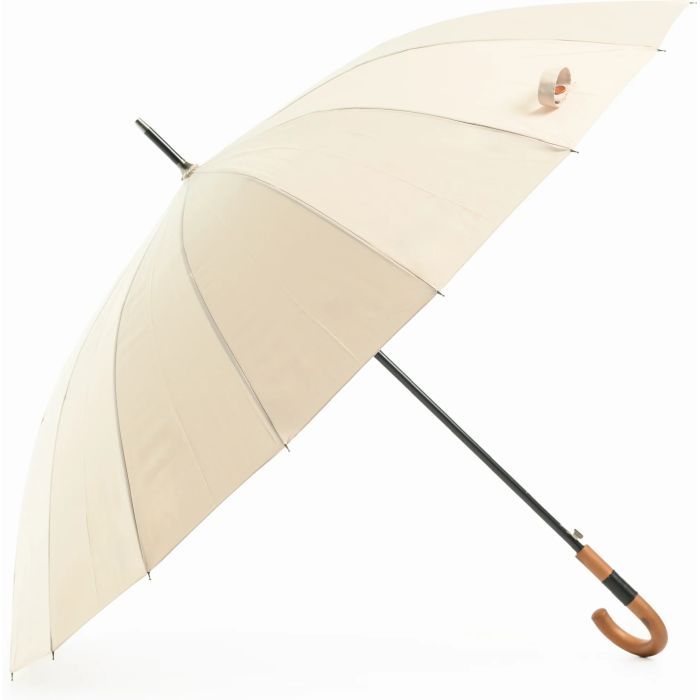 Зонт Krago тростина PRIME з дерев''яною ручкою бежева (umb-16-003) изображение 2