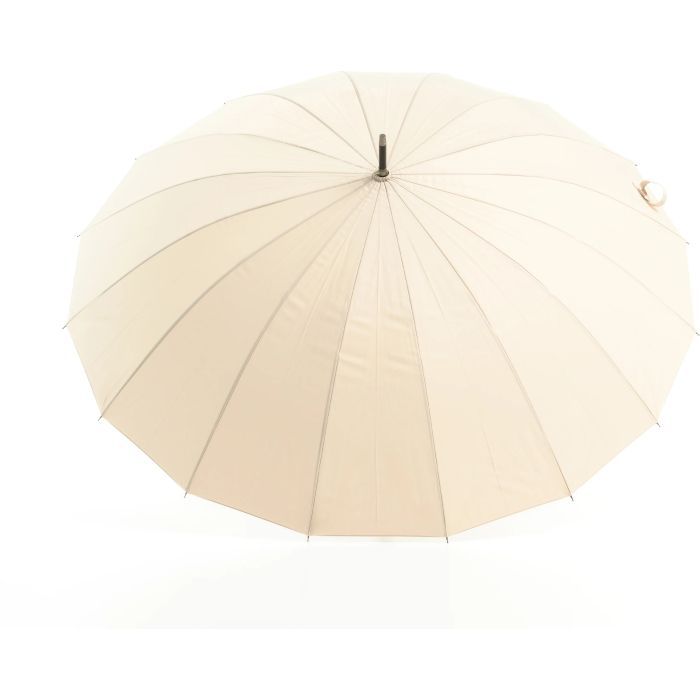 Зонт Krago тростина PRIME з дерев''яною ручкою бежева (umb-16-003) изображение 3