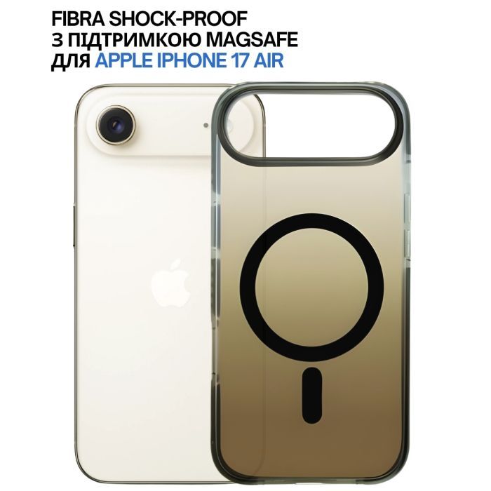 Чехол для мобильного телефона BeCover FIBRA Shock-Proof MagSafe Apple iPhone 17 Air Blue (715451) изображение 4