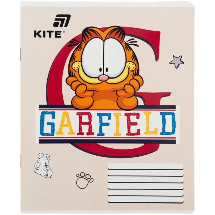 Тетрадь Kite Garfield, 18 листов, клетка (GF26-236) изображение 3