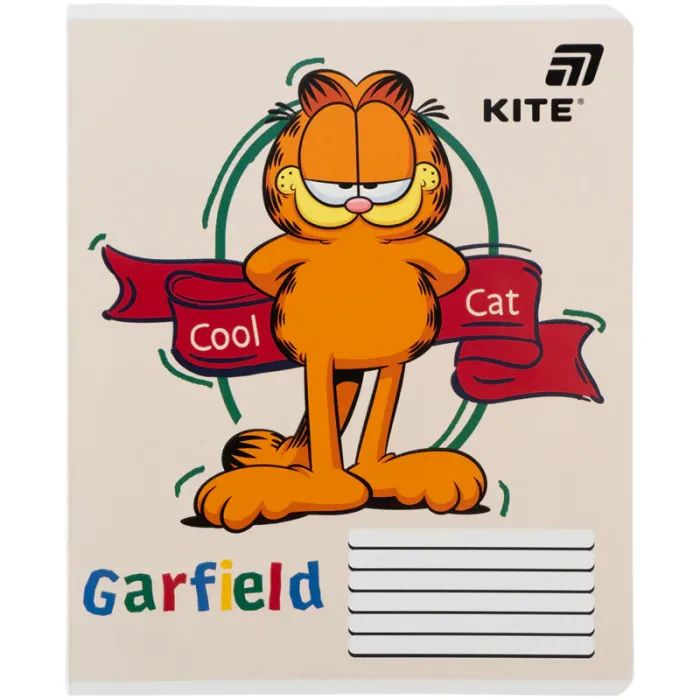 Тетрадь Kite Garfield, 18 листов, клетка (GF26-236) изображение 5