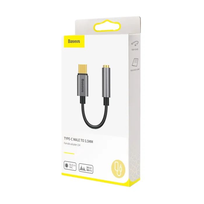 Переходник USB-C M to 3.5mm F Baseus (CATL54-0G) изображение 2
