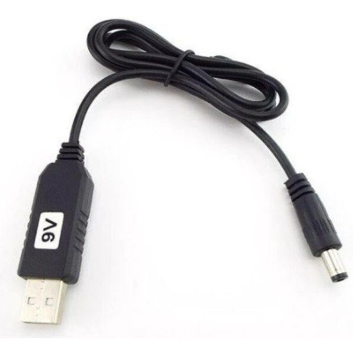 Кабель питания USB to DC 5.5x2.1mm 9V 1.0m black Power Boost (1070990) изображение 2