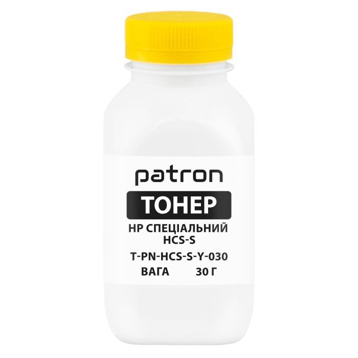 Тонер HP CLJ Pro 4203/4303/Canon 069/MF1333C, Special 30g, Yellow Patron (PN-HCS-S-Y-030)