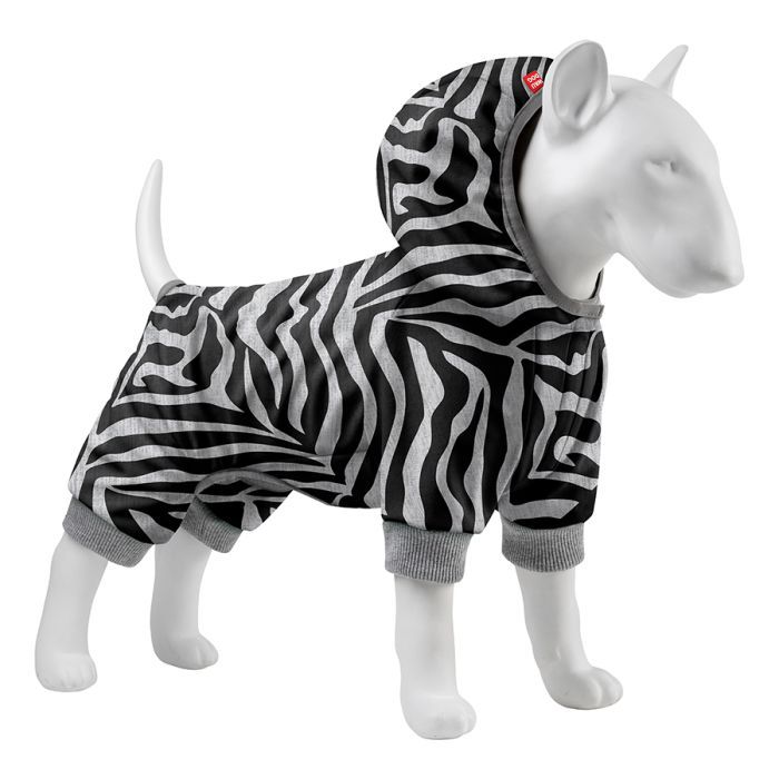 Комбинезон для животных WAUDOG Clothes "Зебра" софтшелл XS30 (303-0055)