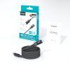 Дата кабель USB-C to USB-C 1.2m PD60W digital display nylon gray Choetech (XCC-1068-GY) изображение 3