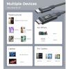 Дата кабель USB-C to USB-C 1.2m PD60W digital display nylon gray Choetech (XCC-1068-GY) изображение 6