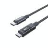 Дата кабель USB-C to USB-C 1.2m PD60W digital display nylon gray Choetech (XCC-1068-GY)