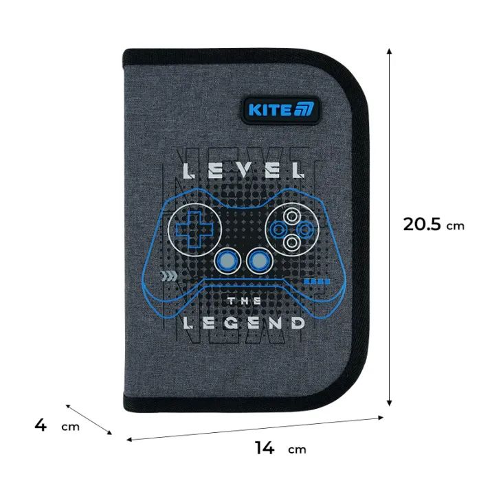 Пенал Kite Level UP 622, без наповнення, 1 відділення, 2 відвороти (K26-622-6) изображение 6