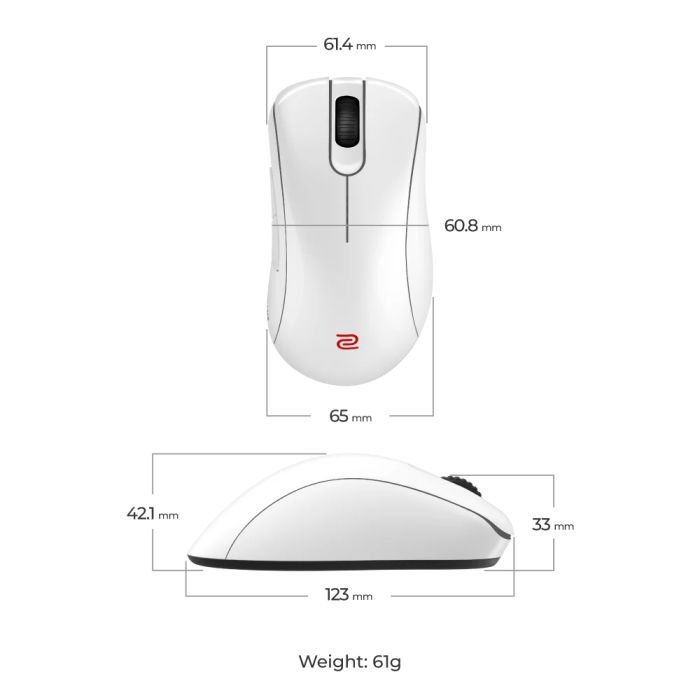 Мышка Zowie EC2-DW Wireless Black (9H.N4VBE.A2E) изображение 7