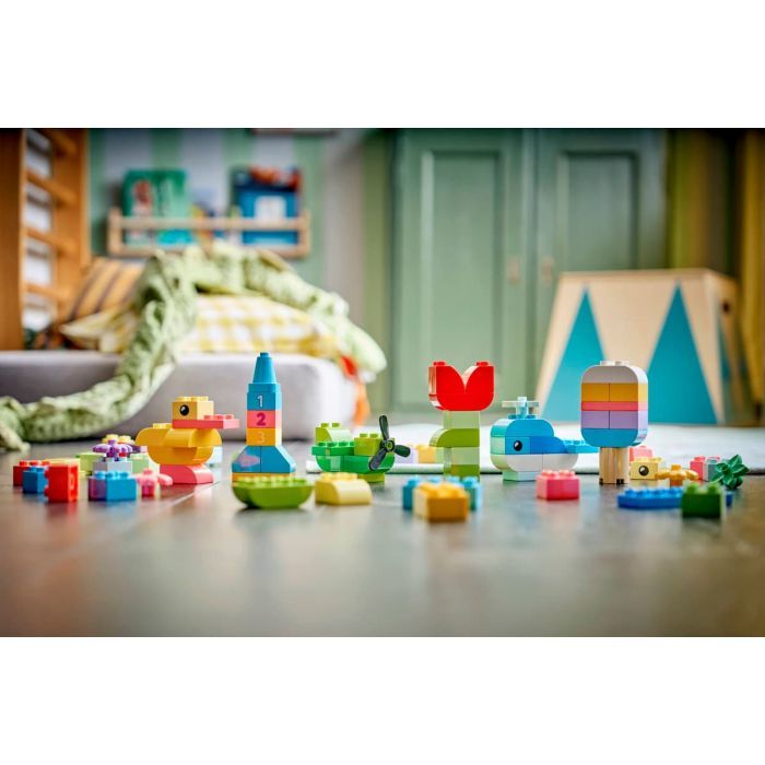 Конструктор LEGO DUPLO Коробка кубиков для ярких творческих сборников (10479) изображение 3