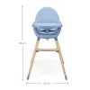 Стілець для годування Kinderkraft 2 в 1 Fini 2 Nordic Breeze (5902533929733) зображення 7
