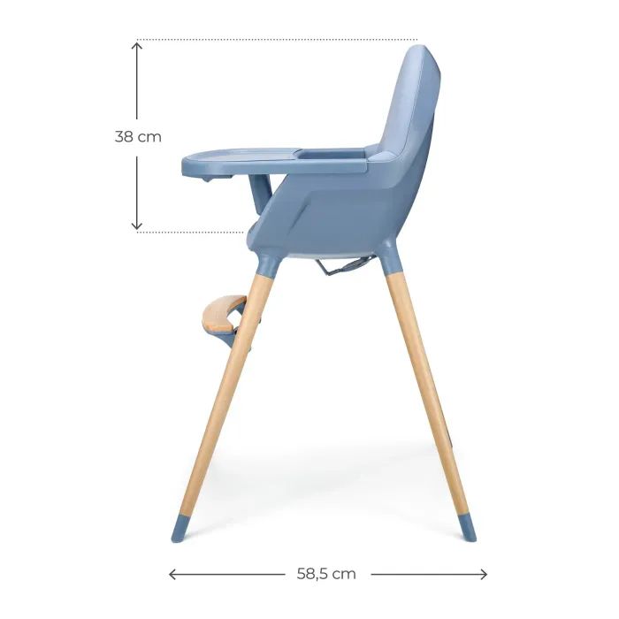 Стілець для годування Kinderkraft 2 в 1 Fini 2 Grey (5902533924509) зображення 8