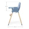 Стілець для годування Kinderkraft 2 в 1 Fini 2 Nordic Breeze (5902533929733) зображення 8