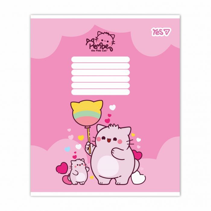 Зошит Yes Pembe the cat А5 18 аркушів клітинка (769090) зображення 3