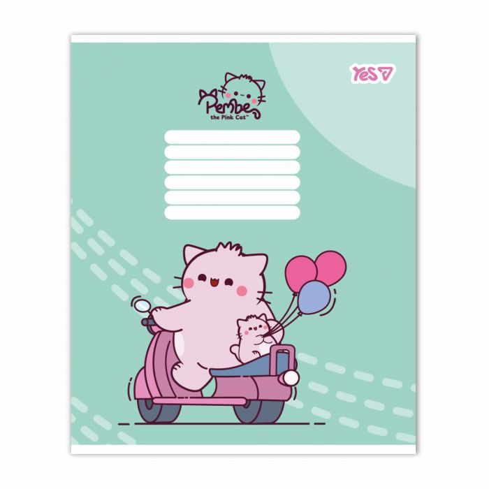 Зошит Yes Pembe the cat А5 18 аркушів клітинка (769090) зображення 4