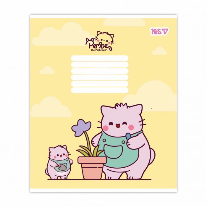 Зошит Yes Pembe the cat А5 18 аркушів клітинка (769090) зображення 6