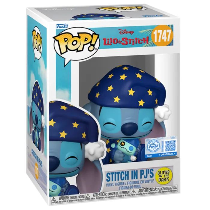 Фигурка Funko Pop серии Лило и Стич S4 - Стич (GW) (91921) изображение 2