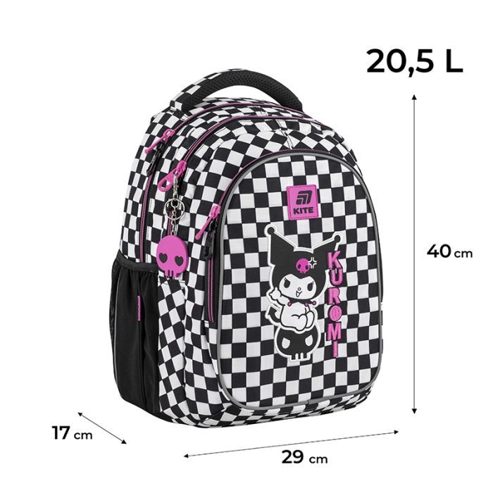 Рюкзак шкільний Kite Education teens 8001M Kuromi (HK25-8001M) зображення 2