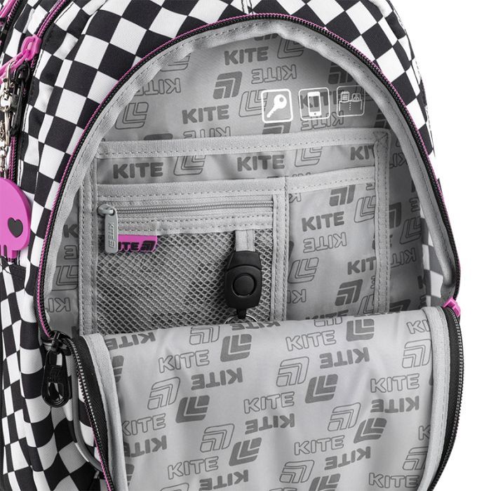 Рюкзак шкільний Kite Education teens 8001M Kuromi (HK25-8001M) зображення 9