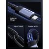 Дата кабель USB-C to USB-C 2.0m 240W 10Gbps braided black Ugreen (95619) изображение 8