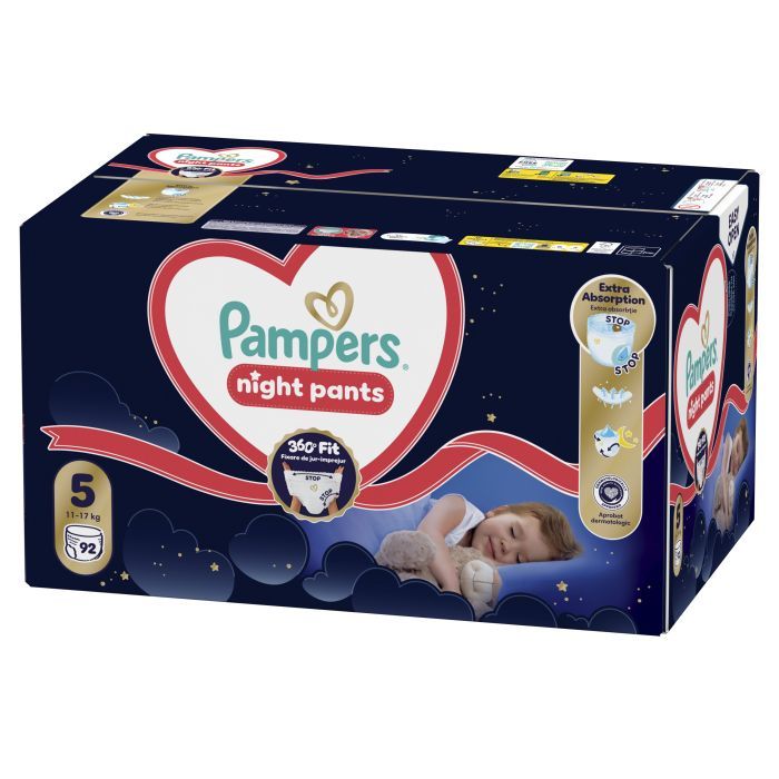 Підгузки Pampers Night Pants Розмір 5 (11-17 кг) 92 шт (8006530320542) зображення 2