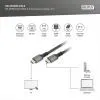 Кабель мультимедийный HDMI M to HDMI M 3.0m V2.1 8K60Hz 48Gbps black Digitus (DB-330200-030-S) изображение 4
