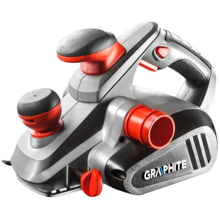 Електрорубанок Graphite 850W, 82мм, стругання до 3мм, 3.1кг (59G678)