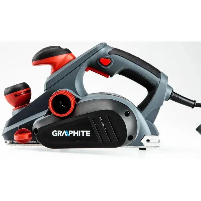 Електрорубанок Graphite 850W, 82мм, стругання до 3мм, 3.1кг (59G678) зображення 5