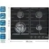 Варочная поверхность PRIME Technics PGH 50513 FGBC изображение 2