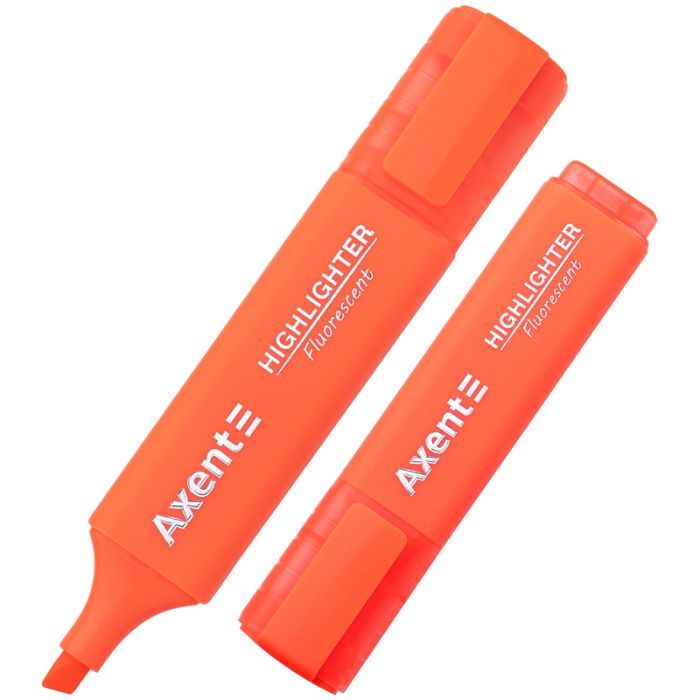 Маркер Axent Highlighter 2537-A, 1-5 мм клиноп. жовтий (2537-08-A)