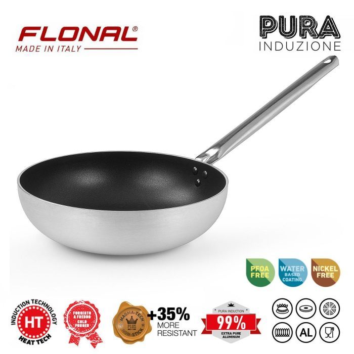 Сковорода Flonal ВОК Pura Induction Professional 32 см (GPRWO3270) (DAS303710) изображение 2