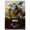 Календарь Buromax настенный А2 2027 год, 1 пружина, Flowers and birds (BM.210650)