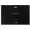 Альбом для малювання ZiBi А4 BLACK, 20 аркушів на пружині (ZB.1440-01)