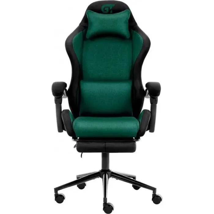 Кресло игровое GT Racer X-2338 Green/Black (X-2338 Fabric Green/Black)