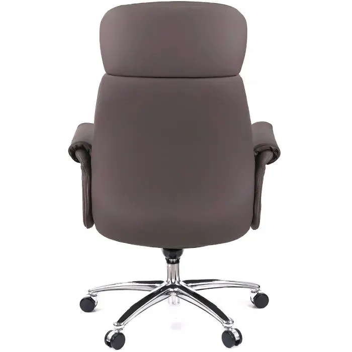 Офисное кресло Аклас Драгобрат, AL MB, Кожа LC-K Dark Brown/PU Dark Brown (00179839) изображение 4