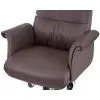 Офисное кресло Аклас Драгобрат, AL MB, Кожа LC-K Dark Brown/PU Dark Brown (00179839) изображение 8