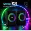 Акустическая система ColorWay PulseRing 2.0 RGB USB Black (CW-SPU04BK) изображение 6