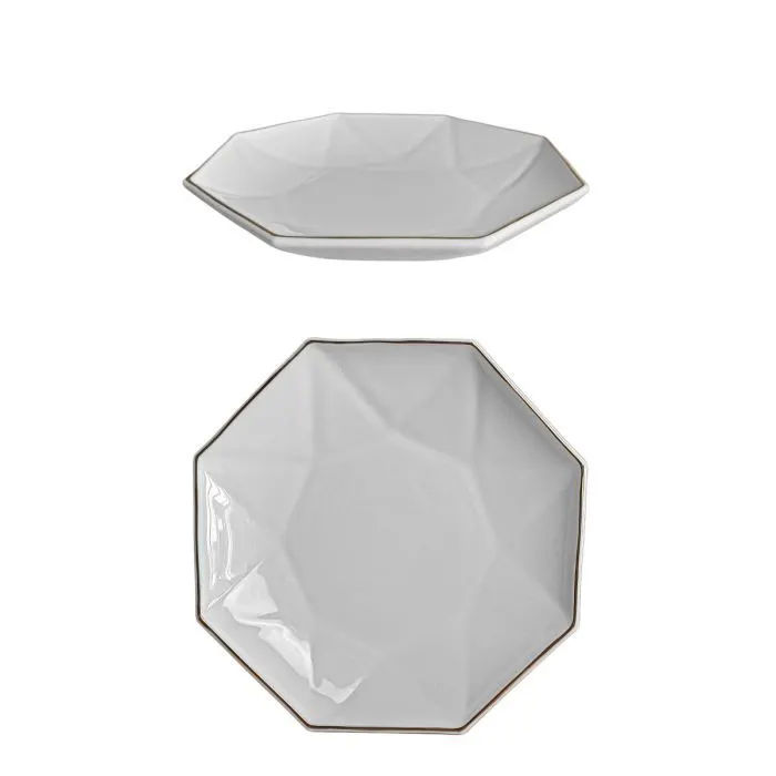 Тарелка Vittora Astra Gold Blanco супова 215 мм (V-215ASG)