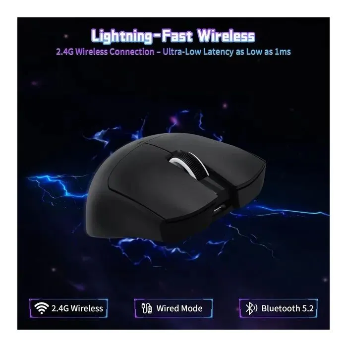 Мишка Attack Shark X11SE Wireless/Bluetooth Black (X11SEB_AS) зображення 3