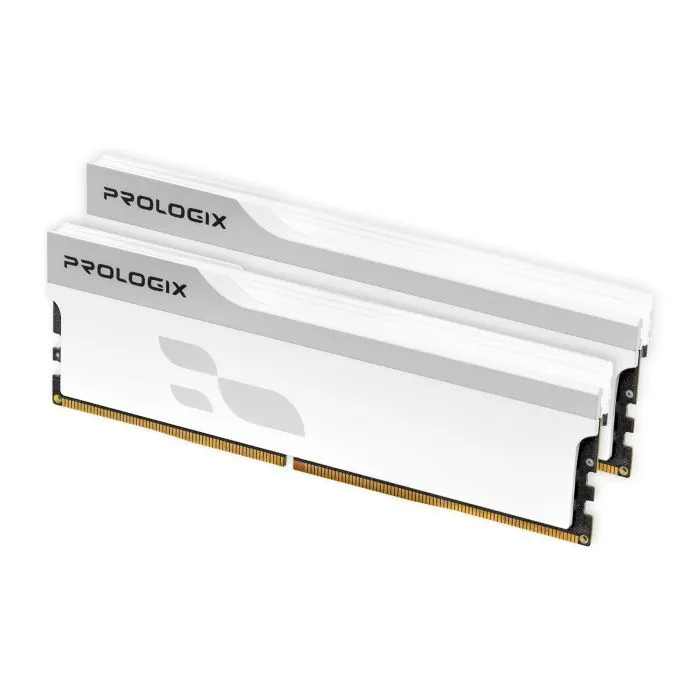 Модуль памяти для компьютера DDR4 16GB (2x8GB) 3200 MHz Onyx White Prologix (PRO16GB3200YW4K) изображение 2